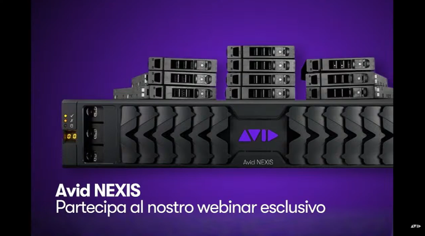 Avid NEXIS + FLOW promo webinar